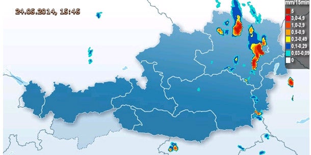 Blitz-Unwetter legte Wien lahm