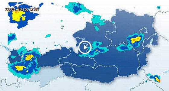 Wintersturm fegte über den Osten