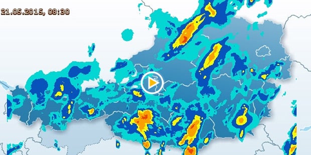 Unwetter-Warnung für das lange Wochenende