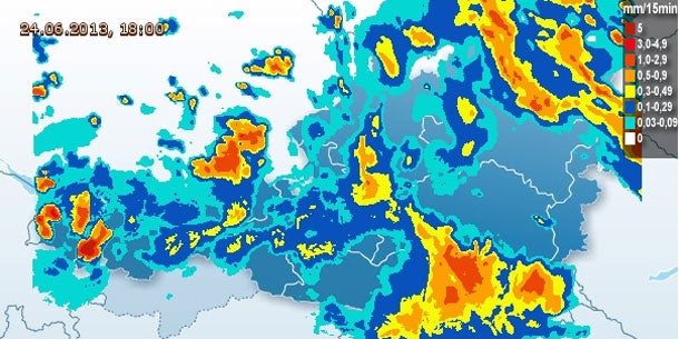 Schnee mitten im Sommer