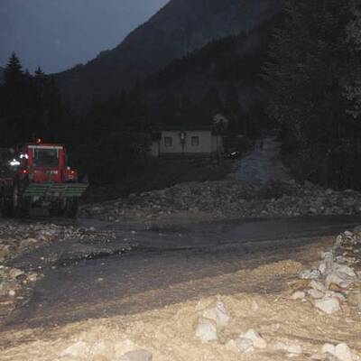 Unwetter über Österreich