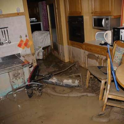 Unwetter über Österreich