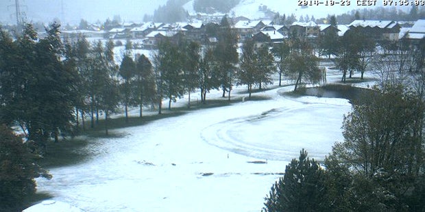 Wintereinbruch in Österreich