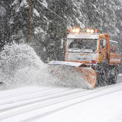 Die Edelweissalm - tief verschneit