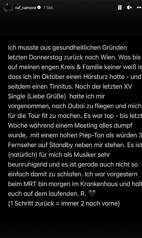 RAF Camora Instagram