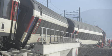 Zugsunglück in der Schweiz