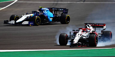 Kimi Raikkönen Unfall in Portimao