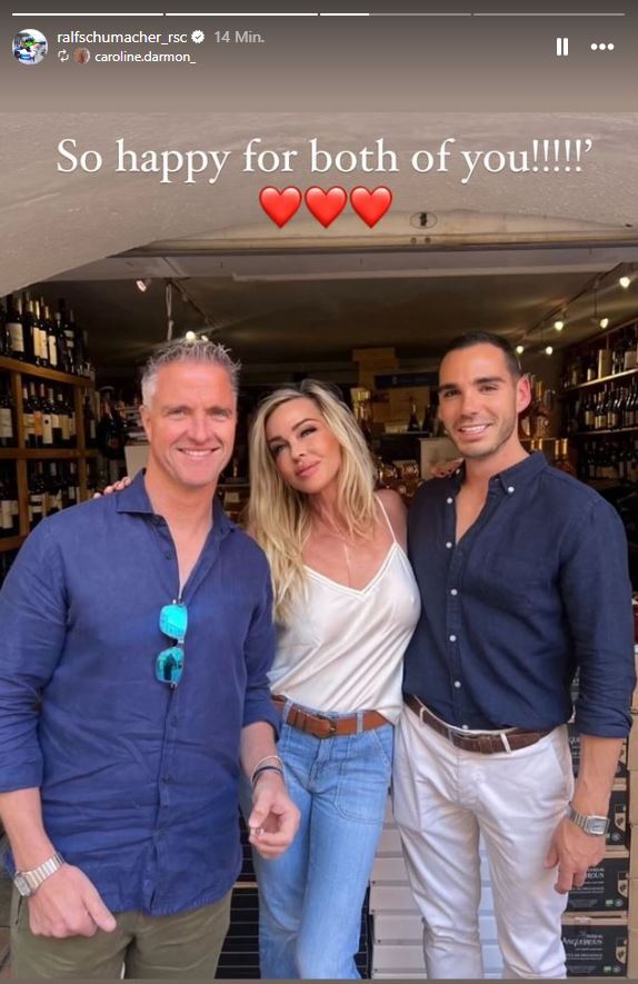 Freunde gratulieren Ralf und seinem Etienne