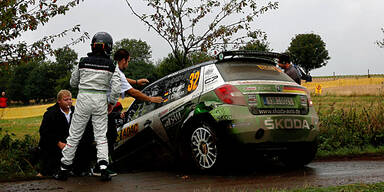 Wieder Unfall bei Rallye Deutschland