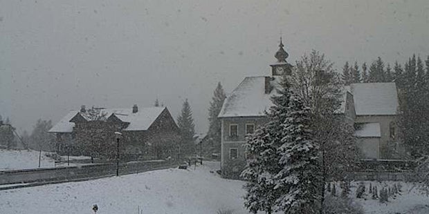 Schneechaos über Österreich