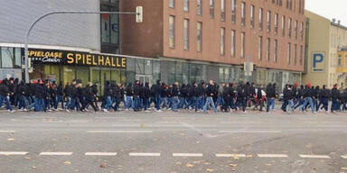 Polizeischuss bei schweren Fan-Randalen in Deutschland