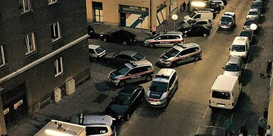 Randale in Gemeindebau: Polizei-Gro&szlig;einsatz