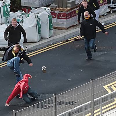 Randale vor CL-Finale