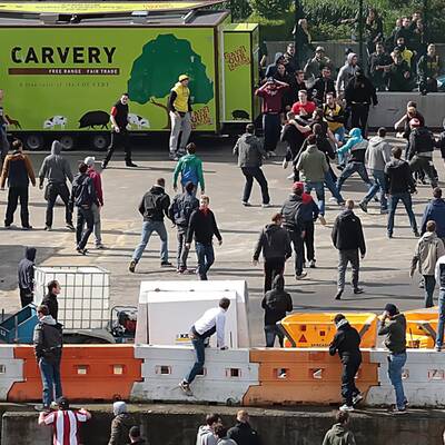 Randale vor CL-Finale