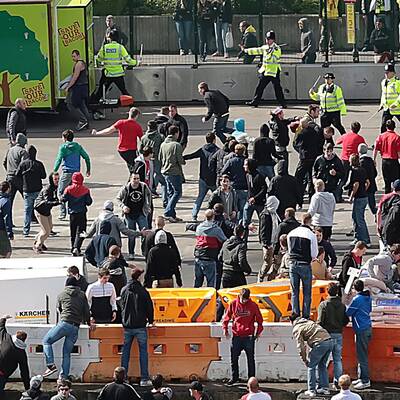 Randale vor CL-Finale