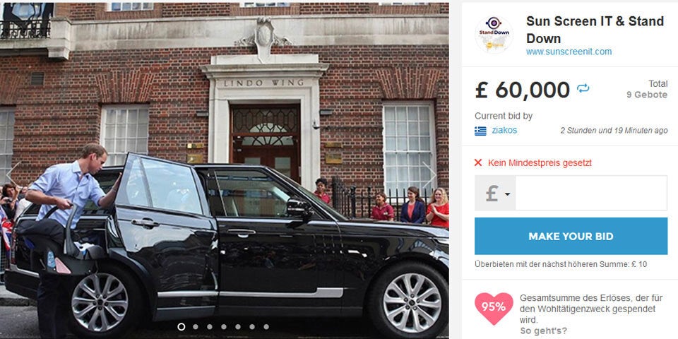 Prinz Williams Range Rover unterm Hammer