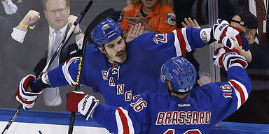 Rangers wehren ersten Matchpuck ab