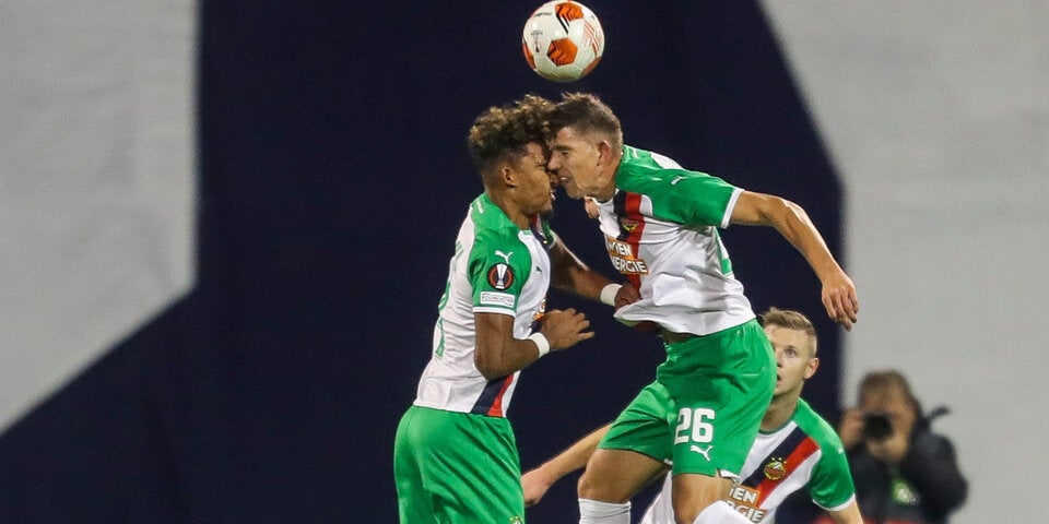 Rapid gegen Zagreb: Zusammenstoß Moormann - Aiwu