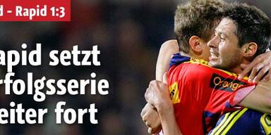 Rapid setzt Erfolgsserie bei Ried fort