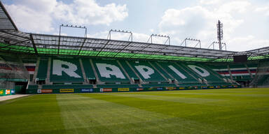 Das Allianz Stadion in H&uuml;tteldorf wird diesmal zum leeren "Hexenkessel"