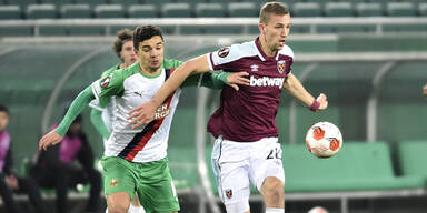 Rapid gegen West Ham chancenlos
