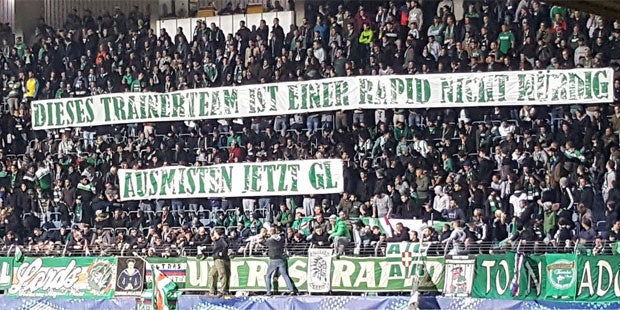 Rapid-Fans fordern Büskens-Kopf