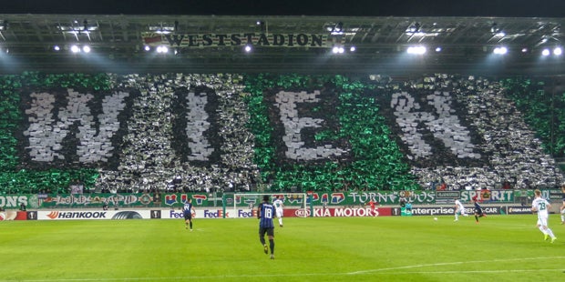 'ACAB': Rapid-Fans provozieren Polizei