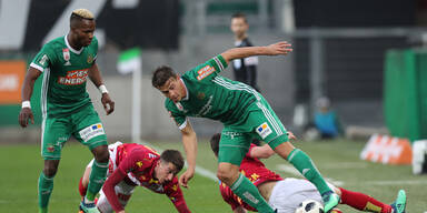Rapid m&uuml;ht sich zu Sieg gegen St. P&ouml;lten