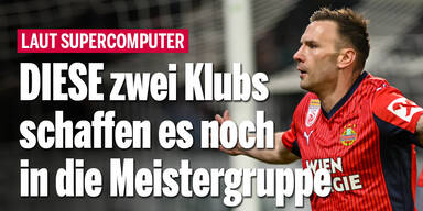 Supercomputer: So groß sind Rapids Chancen auf die Meistergruppe