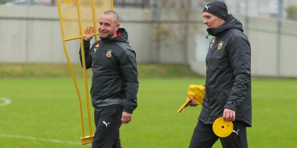 Rapid erstes Training mit Hofmann/Hickersberger
