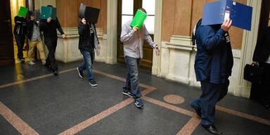 Haftstrafen für Rapid-Hooligans