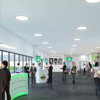 Das wird Rapids VIP-Bereich im Allianz-Stadion