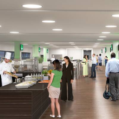 Das wird Rapids VIP-Bereich im Allianz-Stadion