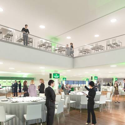 Das wird Rapids VIP-Bereich im Allianz-Stadion