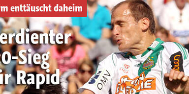 Verdienter 2:0-Sieg für Rapid in Graz