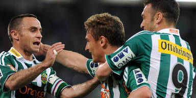 Rapid Wien zündet Tor-Feuerwerk