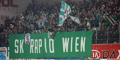 Rapid-Fans schon in Meisterform