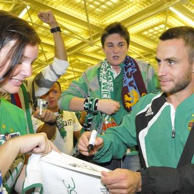 Fans empfangen Rapids Wunderteam