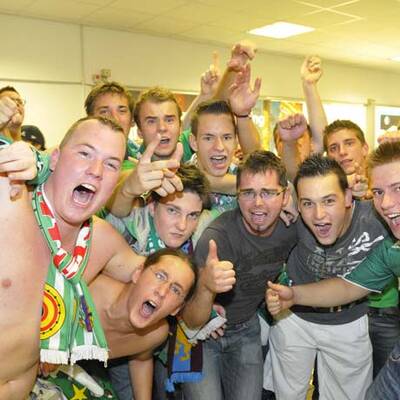 Fans empfangen Rapids Wunderteam