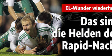 Das sind die Helden der Rapid-Nacht