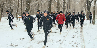 Rapid: Auftakt im Schnee