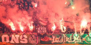 Rapid droht Fans jetzt mit Stadionverbot