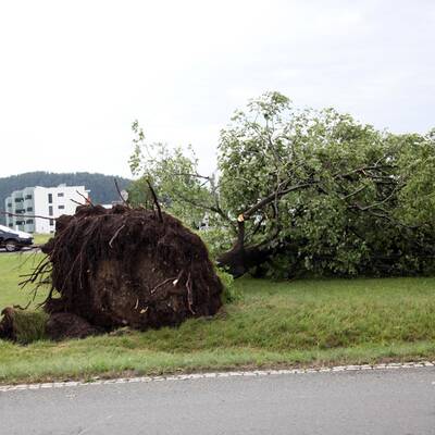 Schwere Gewitter über Österreich 