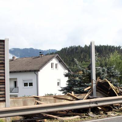 Schwere Gewitter über Österreich 