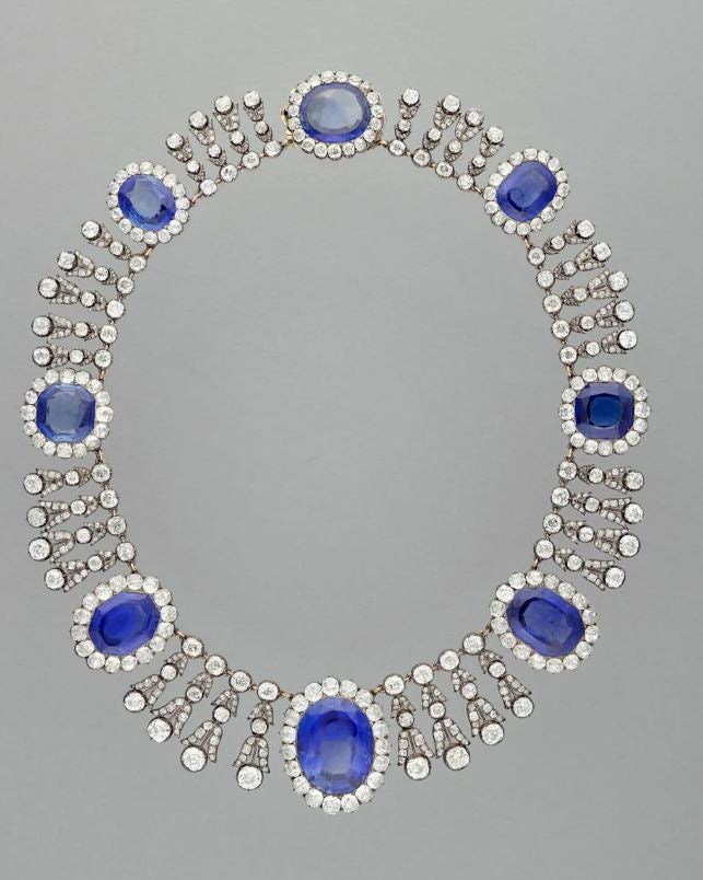 Saphir-Halskette