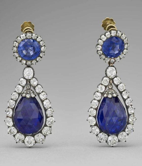 Saphir-Ohrringe