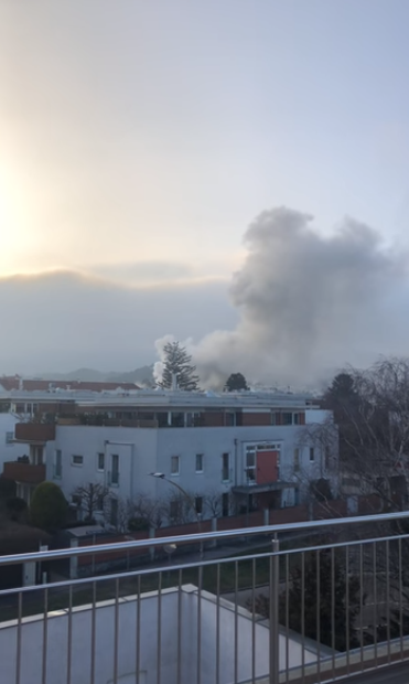 Polizei-Inspektion & Hotel in Perchtoldsdorf brannten