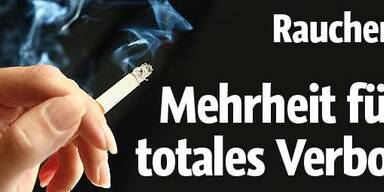 Mehrheit für Totales Rauchverbot