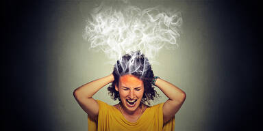 rauchender kopf frau