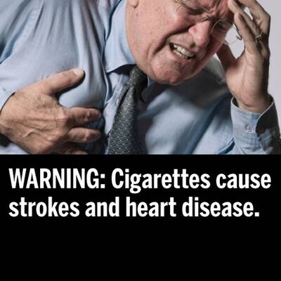 Schock-Fotos gegen das Rauchen